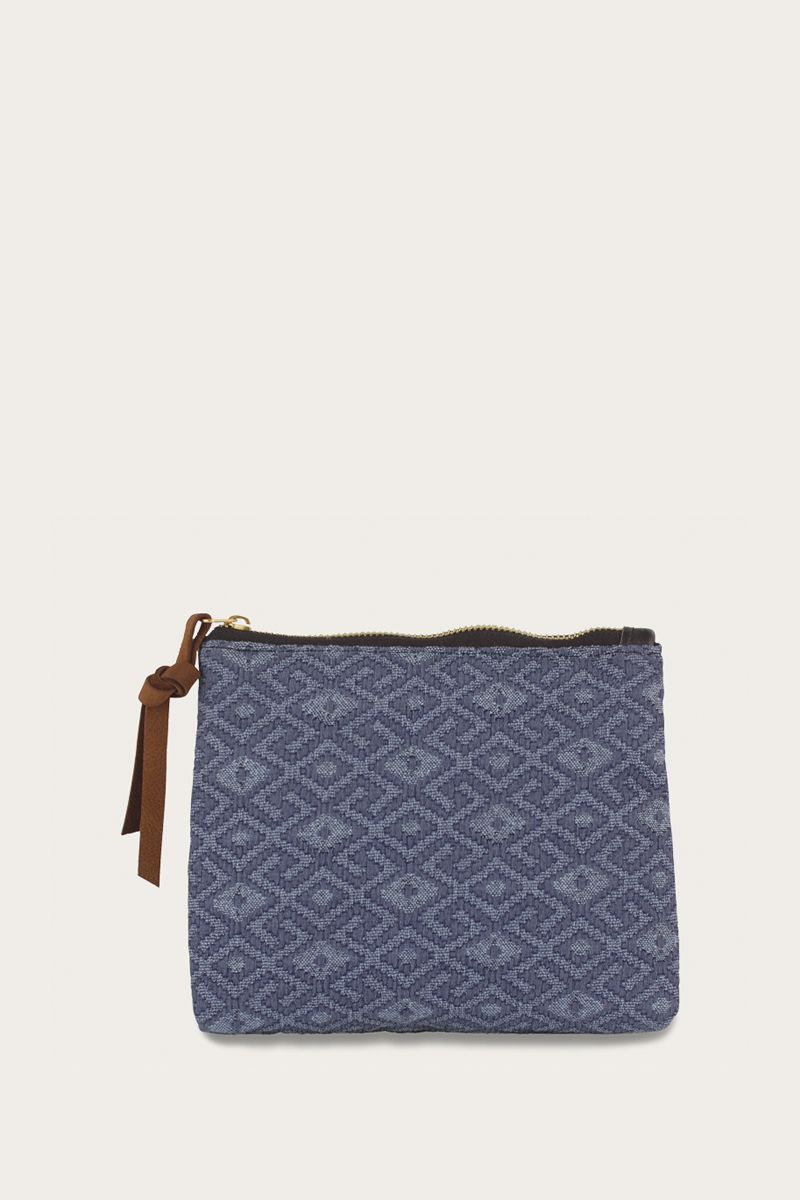 Make up bag blue diamond