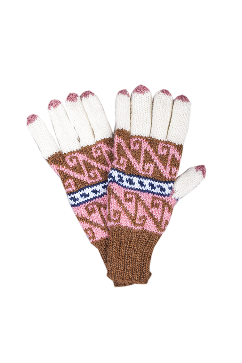 Knitted gloves