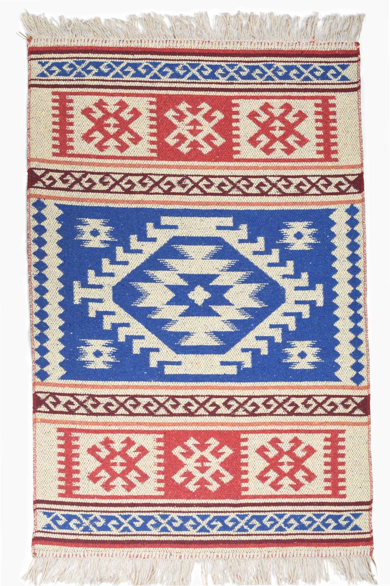 kilim rug - bathroom