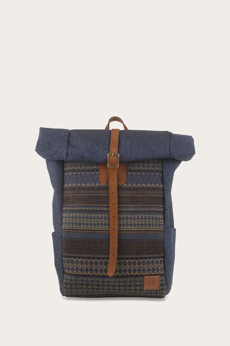 Roll top adjustable backpack Large