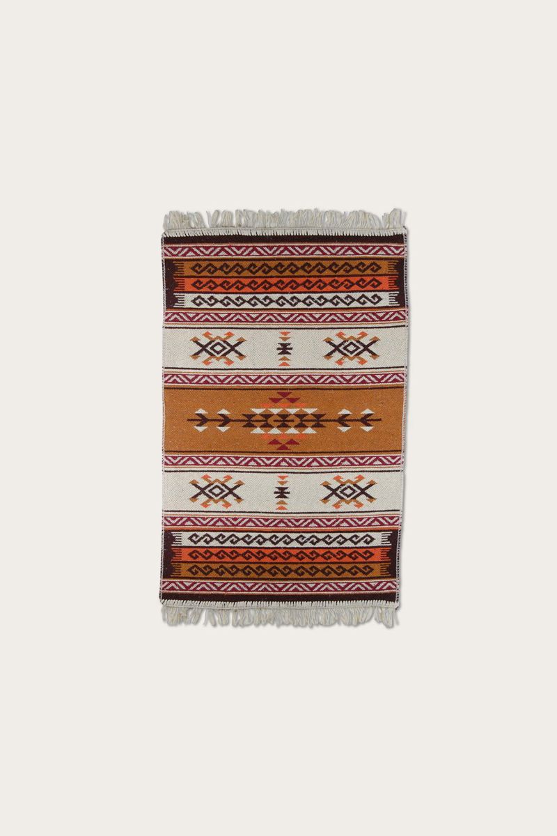 kilim rug - bathroom